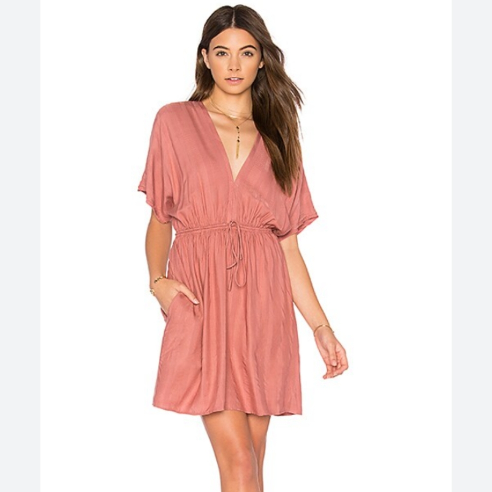 Rails Capri mini dress in the color rouge